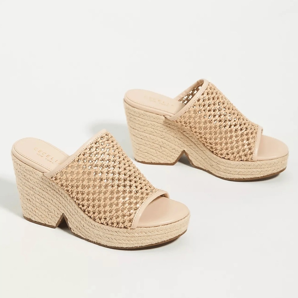 Anthropologie Cecilia FRISBEE Wedge Sandals Size 10